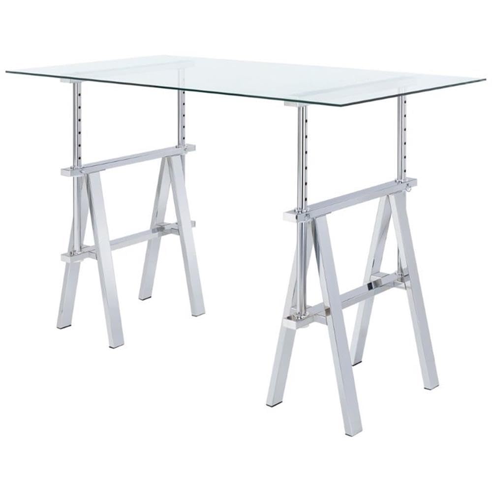 Coaster Furniture Statham Adjustable Desk Chrome 800900