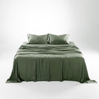 Olive + Crate Eucalyptus Cooling Pillowcase And Sheet Sets California King Size | 100% Certified Tencel Fiber | Better Than Visc