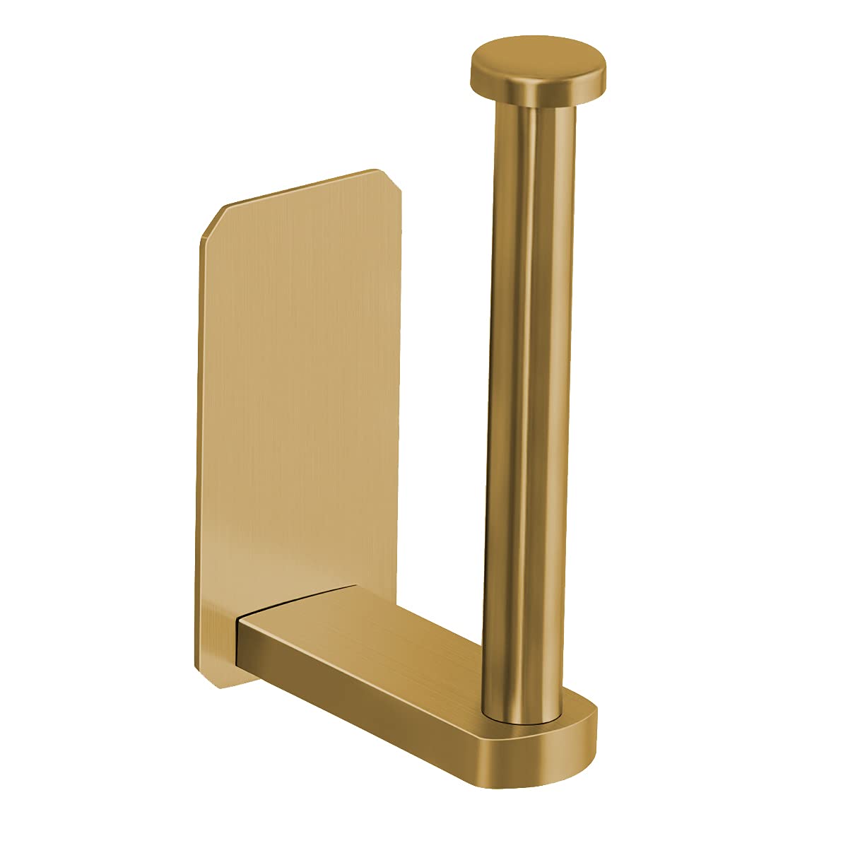 VAEHOLD Toilet Paper Holder Self Adhesive Kitchen Washroom Adhesive Toilet Roll Holder No Drilling for Bathroom Stick on Wall St