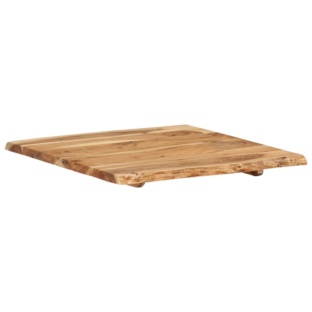 Rectangular Solid Acacia Wood Table Top - Thumbnail 2