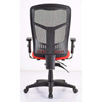 Lorell Premium Molded Chair Seat, for Ergomesh Frame, Red