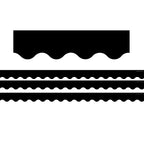 Teacher Created Resources Rolled Scalloped Border, 2.19-Inch X 150-Ft, Black (Tcr8932-3)