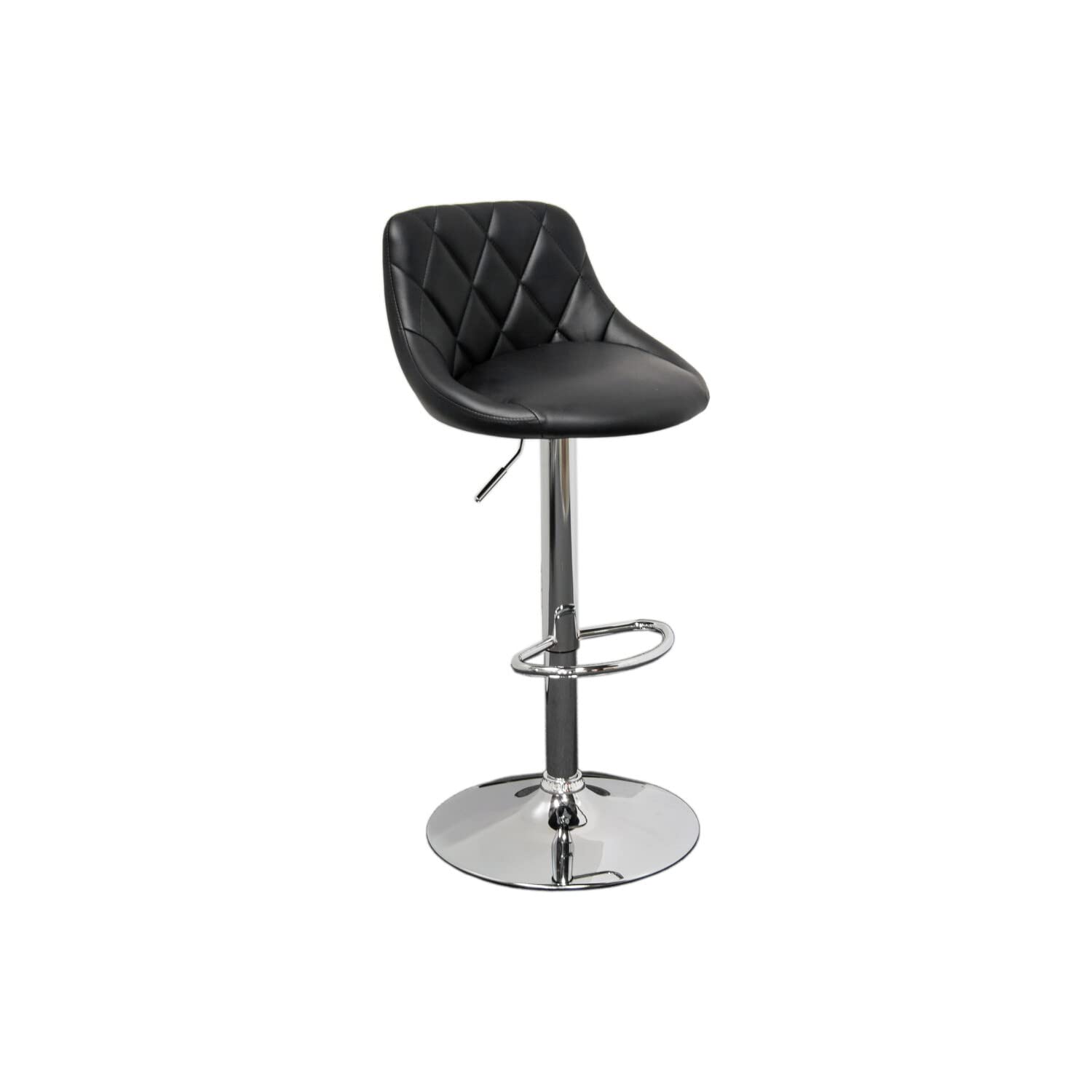 Best Master Claire Faux Leather Adjustable Swivel Bar Stool