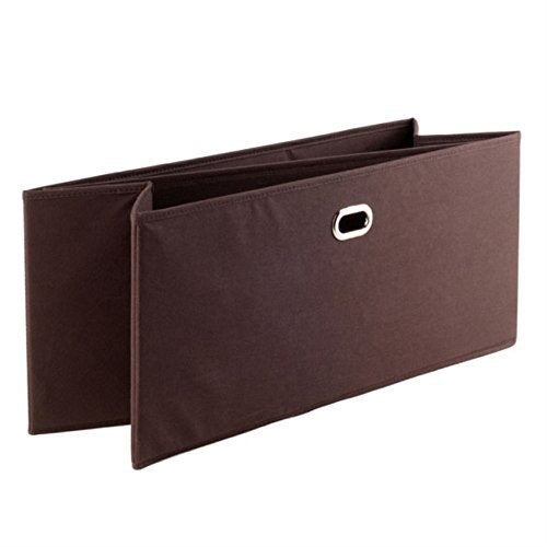 Ergode Wood Torino Folding Fabric Baskets - Versatile Storage Solution for Bedroom (38323-VV)