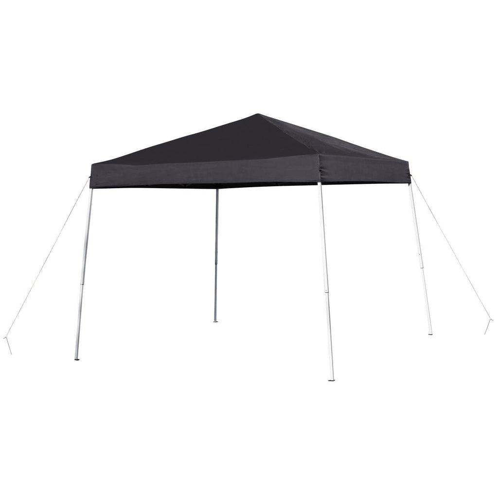 Flash Furniture Harris 8'X8' Black Outdoor Pop Up Event Slanted Leg Canopy Tent With Carry Bag