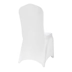 Algaiety Spandex Chair Cover,12Pcs,Chair Covers,Living Room Chair Covers,Removable Chair Cover Washable Protector Stretch Chair Cover For Party, Banquet,Wedding Event,Hotel(White)