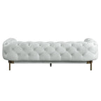 Acme Ragle Sofa in Vintage White Top Grain Leather