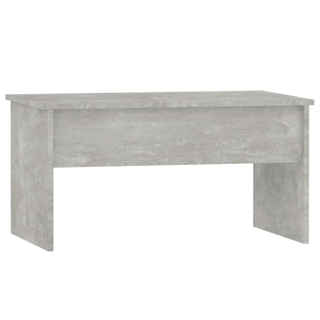 vidaXL Coffee Table Concrete Gray 31.5"x19.9"x16.3" Engineered Wood
