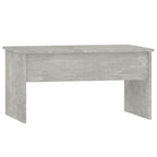 vidaXL Coffee Table Concrete Gray 31.5"x19.9"x16.3" Engineered Wood