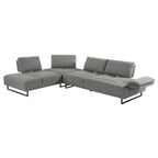 Coaster Furniture Arden 2-Piece Adjustable Back Taupe Sectional 508888