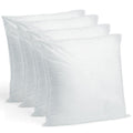 Hometex Canada Pillow Insert 15'' x 15'' Polyester Filled Standard Cover (4 Pack)