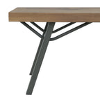 vidaXL Patio Bench Made of Solid Acacia Wood with Oil Finish - Weather Resistant Outdoor Furniture for Patio Decor - Comfortable Seating with Easy Assembly - Brown
