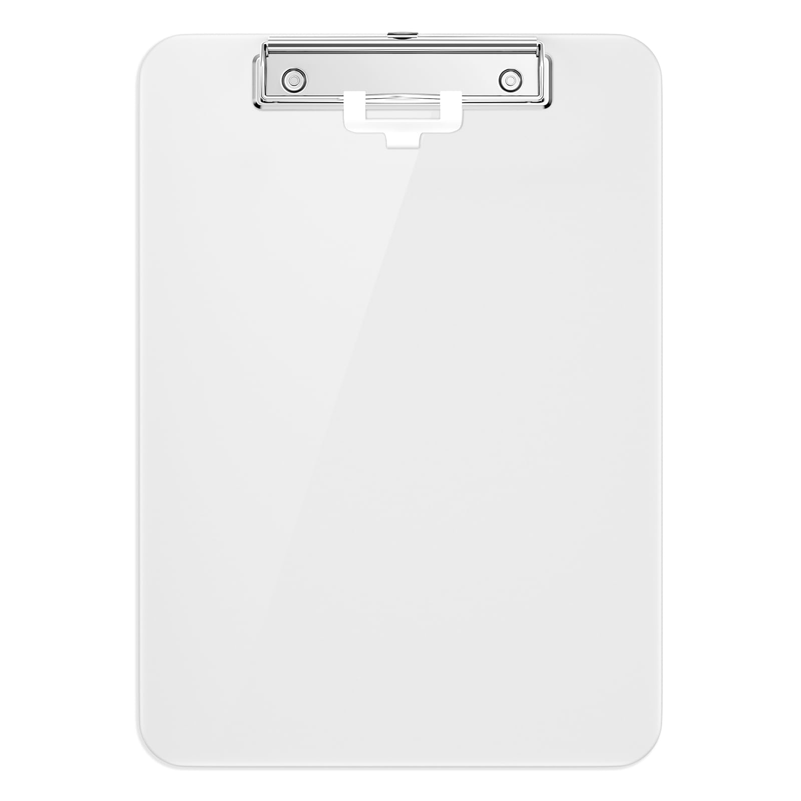Hongri Plastic Clipboard, White 8.5X11' Clipboard, A4 Letter Size Clipboards For Nurses, Students, Office And Women, Clipboard