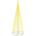 vidaXL Christmas Cone Tree Warm White 732 LEDs 63"x196.9"