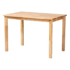 Baxton Studio Eveline Modern Natural Brown Finished Wood 43-Inch Dining Table