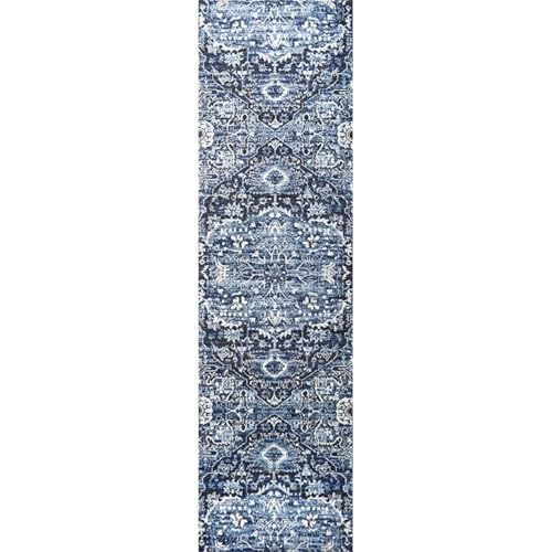 Alora Decor Swagger 2'3&quot; X 7'7&quot; Medallion Lt. Blue/Medium Blue/Dk Blue Area Rug