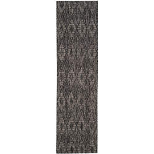 Safavieh Courtyard Collection 2'3' X 14' Black Cy8522 Indoor/ Outside Waterproof Easy Cleansingpatio Backyard Mudroom Runner Ma