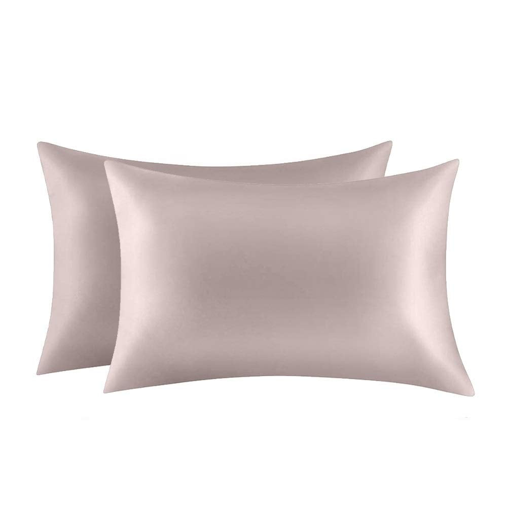 Jocoku 100% Mulberry Silk Pillowcases Set Of 2 For Hair And Skin And Super Soft And Breathable Standard Size Nature Silk Pillowc