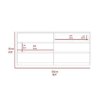 FM FURNITURE Tryon 2 Piece Bedroom Set Multi-Color Engineered Wood