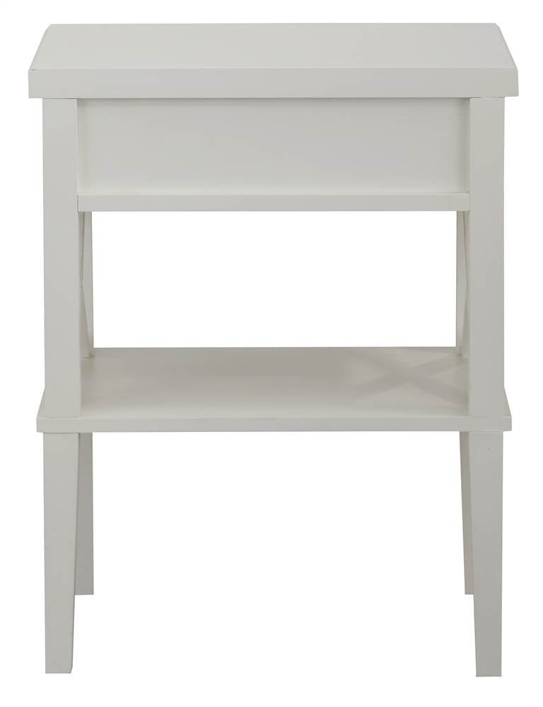 Comfort Pointe 28 In. Nightstand In White Finish ,