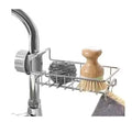Veivera Stainless Steel Hanging Sink Organizer Stand For Kitchen And Bathroom Faucet, Sponge, Soap, Towel, Scrubbers Holder Rack