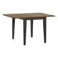 Intercon Harper 30" Tall Drop Leaf Table with 4 Legs, Brushed Brown & Pecan Furniture