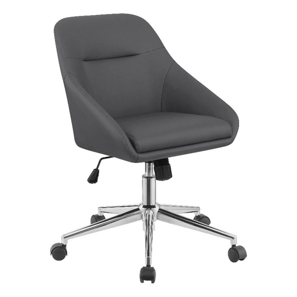 Coaster Home Furnishings Jackman Upholstered Office Chair with Casters Grey