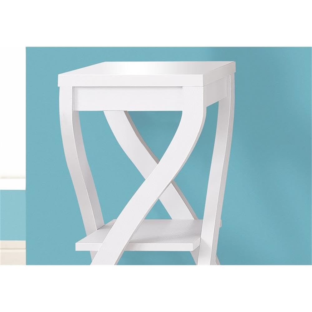 Monarch Specialties Accent Table, 32&quot;, White