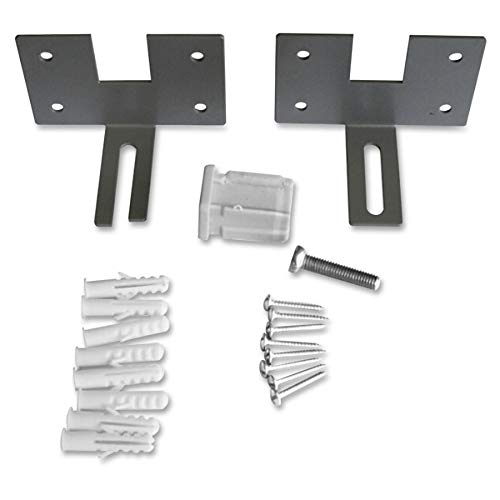 Lorell Panel Wall Brackets, Gray
