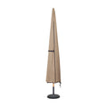 Ultcover Patio Umbrella Parasol Cover - 600D Waterproof Outdoor Market Umbrella Cover - Fits Market Umbrella Up To 12 Feet