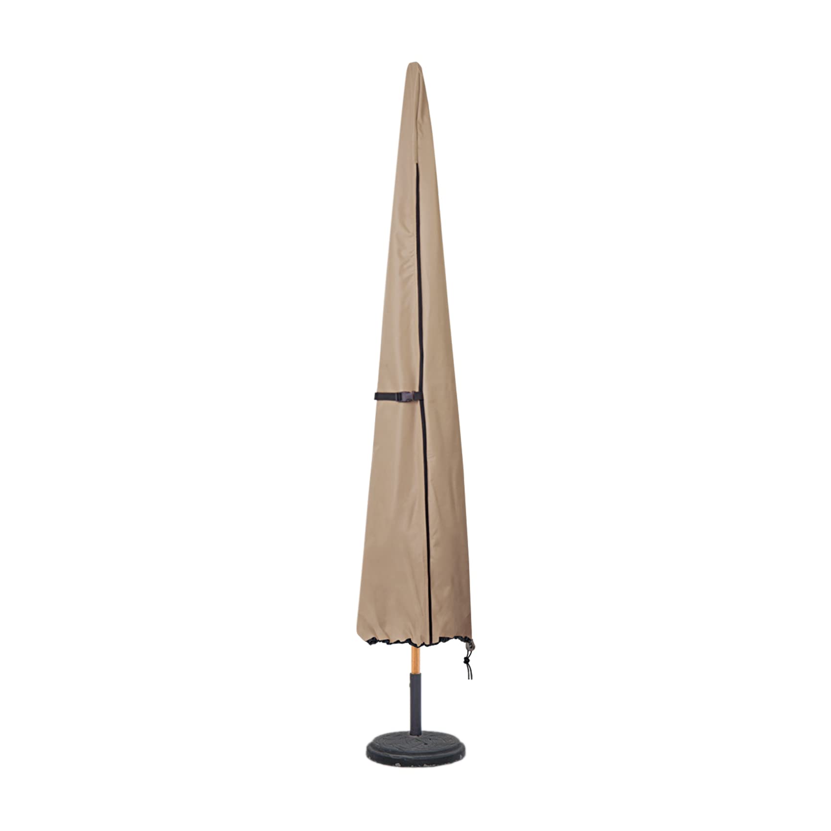 Ultcover Patio Umbrella Parasol Cover - 600D Waterproof Outdoor Market Umbrella Cover - Fits Market Umbrella Up To 12 Feet
