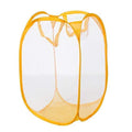 Kolar Nylon Mesh Laundry Basket|Laundry Bag Foldable|Easy to Carry Handle for Home, Dorms & Hostel (Multicolor)