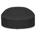 Sunpatio Outdoor Daybed Cover Waterproof 88 Inch, Round Daybed Cover Patio Canopy Sofa Cover With Taped Seam And Air Vent, 88'