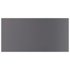 vidaXL Bookshelf Boards - Floating Shelf - High Gloss Gray - Engineered Wood - 15.7"x7.9"x0.6" - Modern Storage Solution - Set of 4