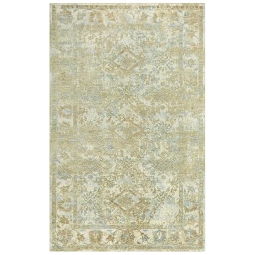 Rizzy Home Alora Decor Radiant 9' X 12' Classic Beige/Ivory Hybrid Area Rug