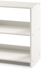 Donco Kids Low Loft Bookcase Shelf White (5000-Cw)