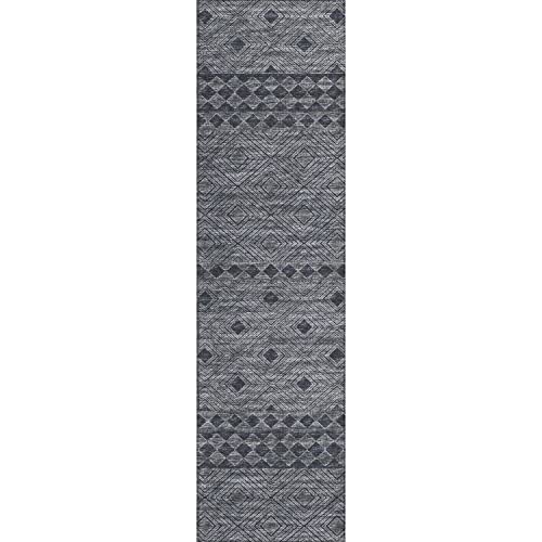 Sedona Sn1 Black Transitional Rug Runner 2' 3" X 10'