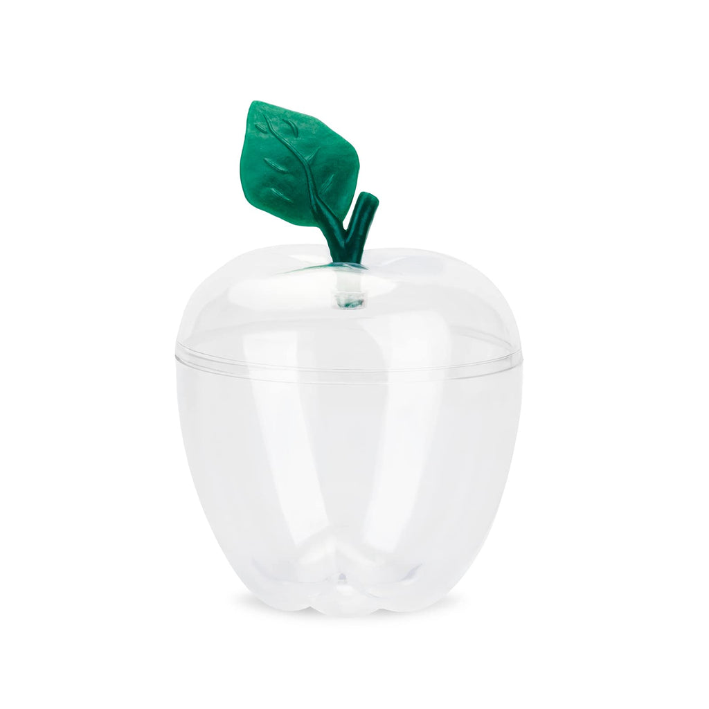 Hanze Large Clear Apple Container, Apple Shaped Candy Toy Filling Containers Jar, Back To School Teacher Appreciation Gift, Wedd