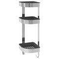 IKEA Modern BROGRUND Corner Wall Shelf Unit, Stainless Steel  Sold by Stockland