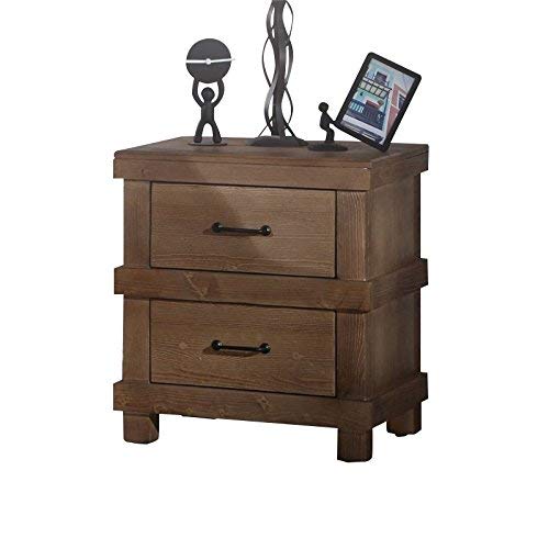 Acme Furniture Adams Wood Nightstand In Antique Oak