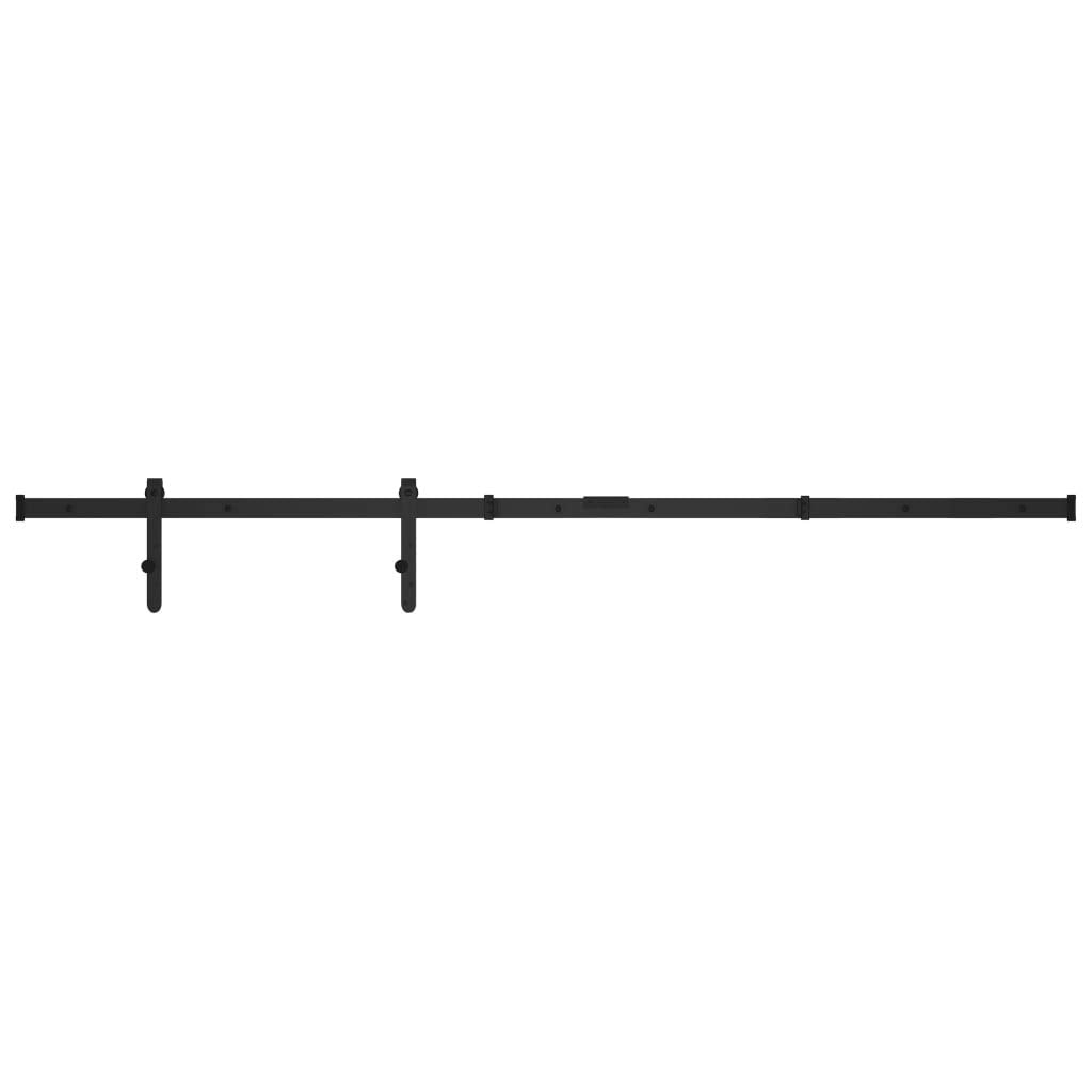 vidaXL Mini Sliding Barn Door Kit Carbon Steel 59.8