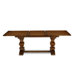 East West Furniture Lamz9-N8-32 9 Piece Dining Table Set Includes A Rectangle Wooden Table With Removable Leaf And 8 Light Beige Linen Fabric Upholstered Chairs, 42X92 Inch, Walnut
