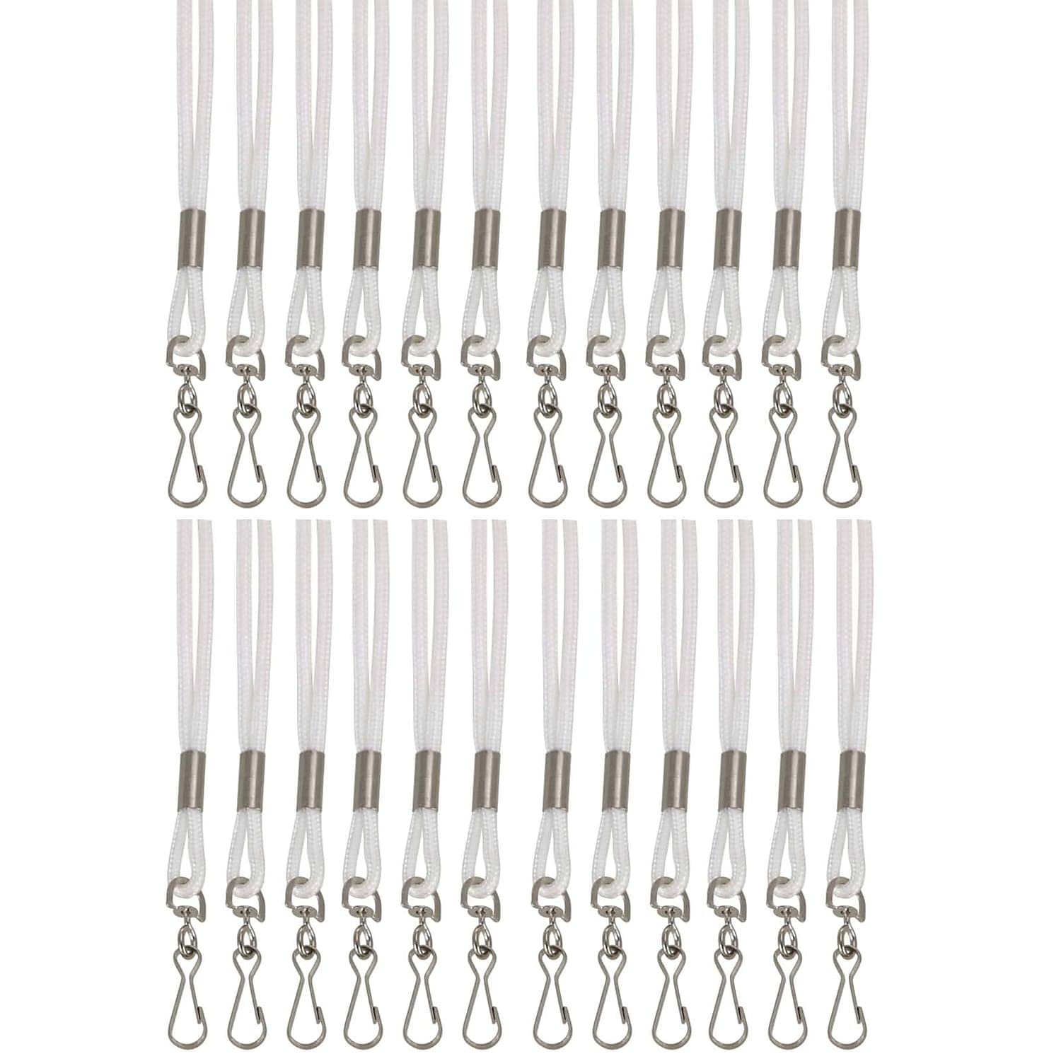 Sicurix (24 Ea) Standard Lanyard White M68901-24