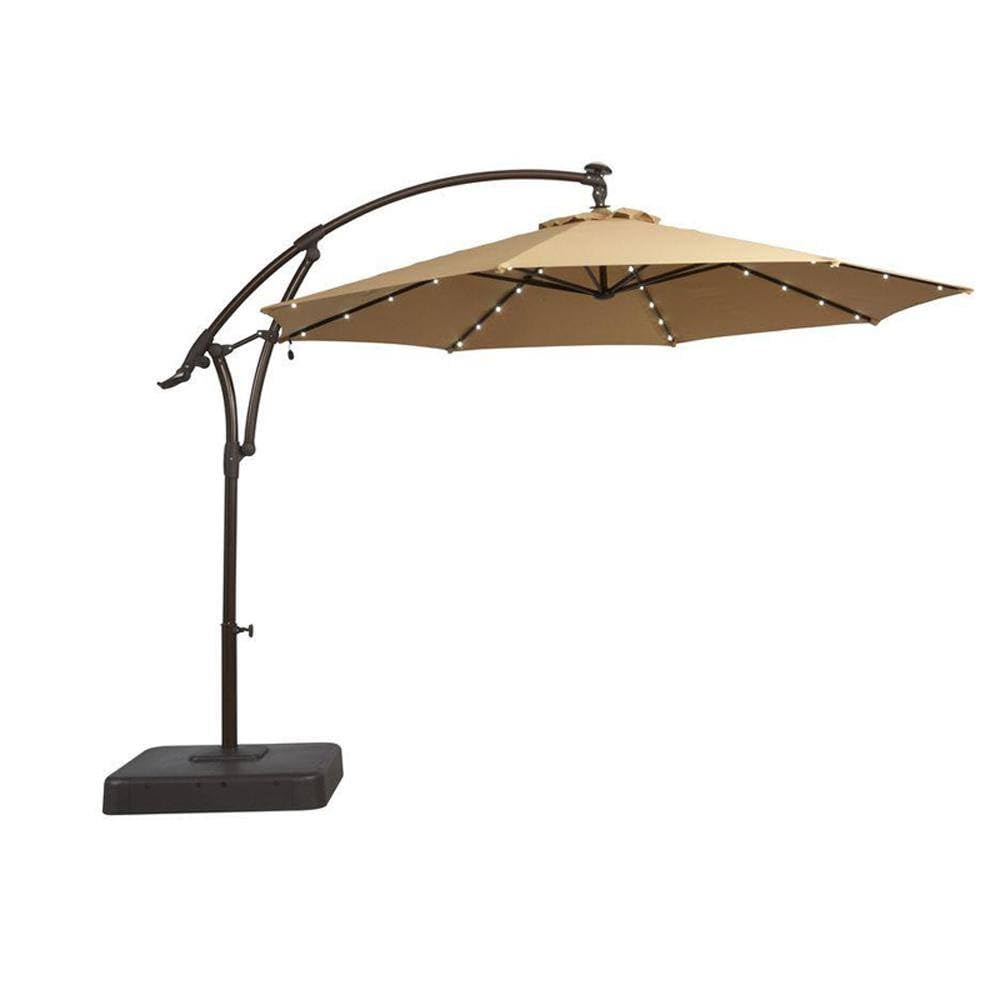 Garden Winds Replacement Canopy Top Cover for Hampton Bay LED Offset Solar Umbrella  WILL FIT MODEL YJAF052 ONLY  WILL NOT FI