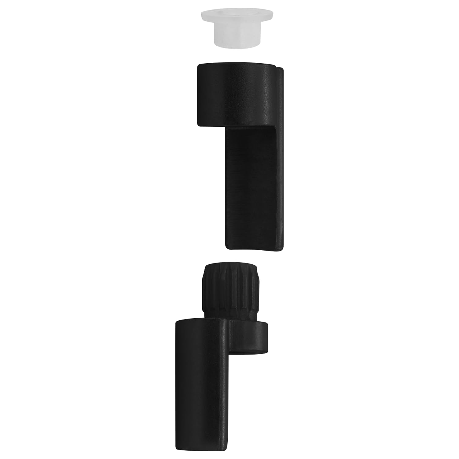 Nuk3Y Door Saver 3 Iii Hinge Pin Stop For Residential Doors Fits All 3' To 4-1/2' Hinges (Black)