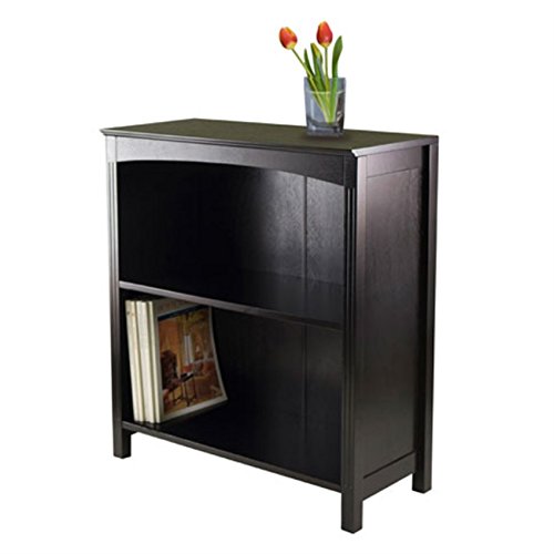 Ergode Contemporary Aaron A-Frame Shelf - 30.1" Width, 12.1" Depth - Solid Wood Frame - 3-Tier Design - 50 lbs Load Capacity - Sleek Black Finish (92327-VV)