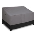 Easy-Going Waterproof Outdoor Loveseat Cover, Heavy Duty Deep 2-Seater Patio Couch Cover, Windproof Outdoor Furniture Cover With