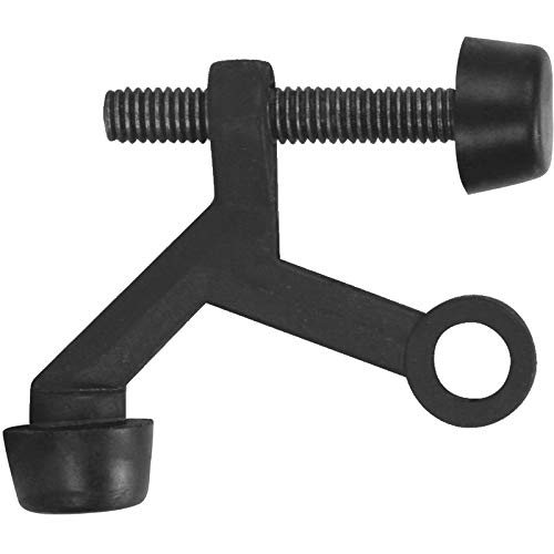 25 Pack - Designers Impressions Oil Rubbed Bronze Lite Duty Hinge Pin Adjustable Door Stop : 7242
