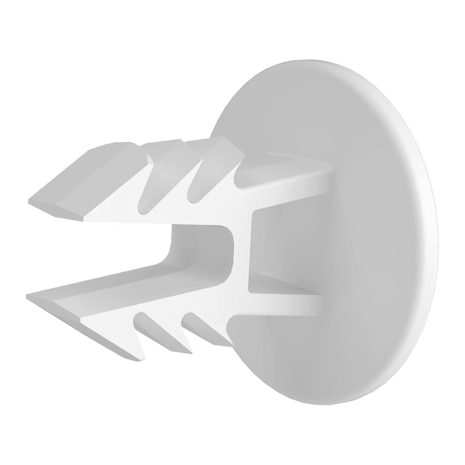 Closetmaid 20810 Superslide Hang Rod End Caps, 200-Pack, White, 200 Piece