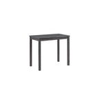 Lilola Home Lux Gray 3 Piece Counter Height 36' Pub Table Set with Tufted Gray Linen Stools